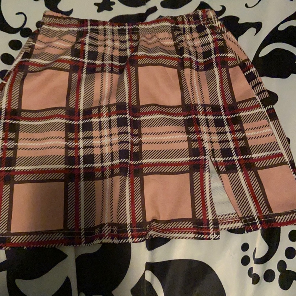 Plaid mini skirt from SHEIN